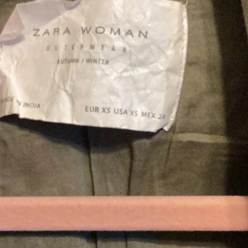 XS ZARA WOMEN ARMY GREEN GORGEOUS JACKET ARMY GREEN/COLORS - Picture 4 of 9